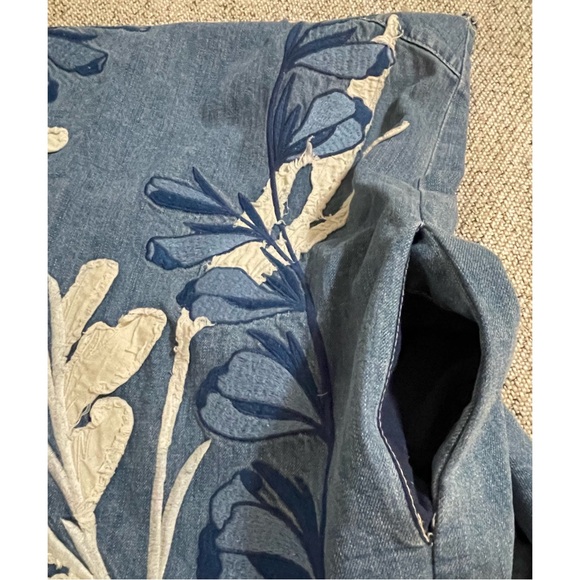 Anthropologie Holding Horses Jean Appliqué Shift Dress NWT Size XL - Picture 8 of 15